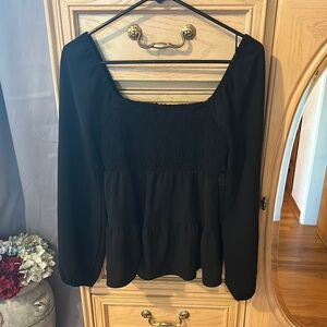 Paper Crane Smocked Blouse